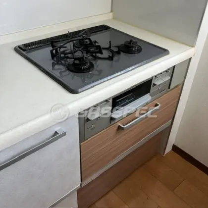 施工前のビルトインガスコンロ（ZGFNL6R09QSE）