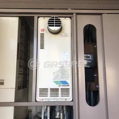 施工前の給湯器（GT-168SAW-T）