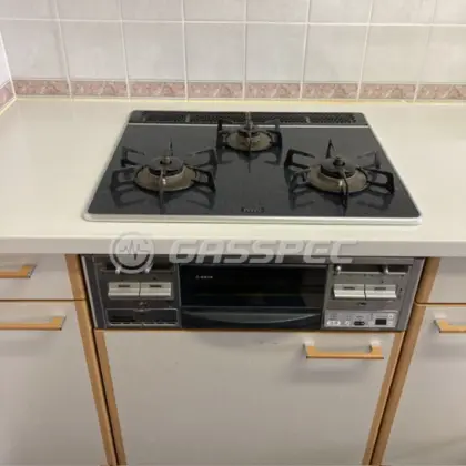 施工前のビルトインガスコンロ（RS38W3A2R）