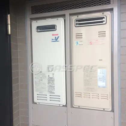 施工後の給湯器（リンナイ RUX-VS1616W-E）