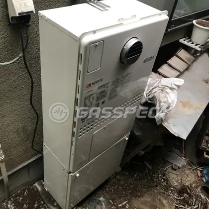 施工後の暖房熱源機（ノーリツ GTH-C2450AW3H-1 BL）