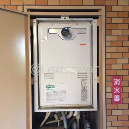 施工後の暖房熱源機（リンナイ RUFH-A1610SAT2-3）