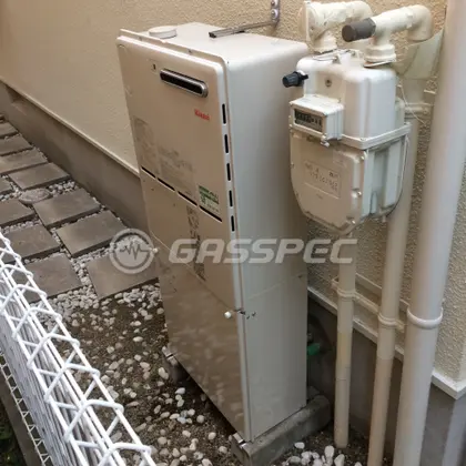 施工後の暖房熱源機（リンナイ RH-101W2-1(A)）