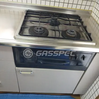 施工前のビルトインガスコンロ（DG3025）