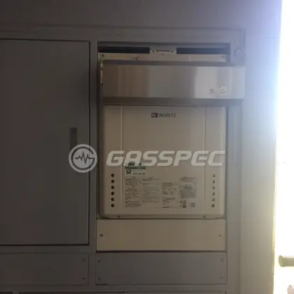 施工後の給湯器（ノーリツ GT-2060AWX BL）