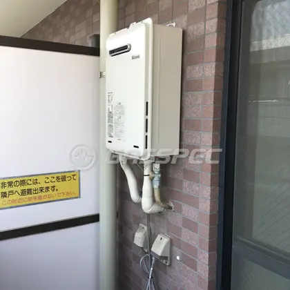施工後の給湯器（リンナイ RUX-A1615W-E）