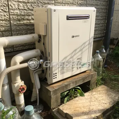 施工後の給湯器（ノーリツ GT-C246ARX BL）