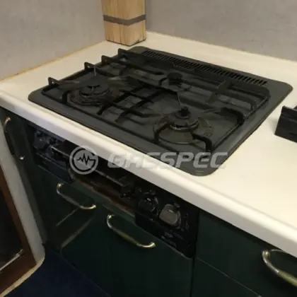 施工前のビルトインガスコンロ（PKD-351）