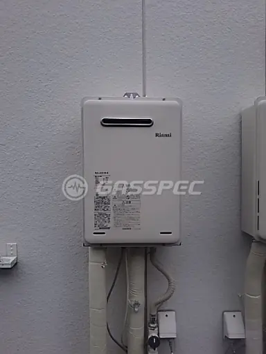 交換後の給湯器（リンナイ RUX-A1616W-E）