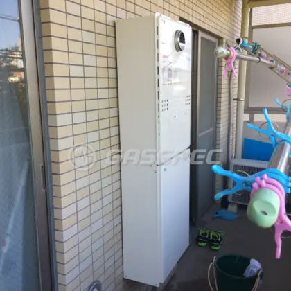 施工後の暖房熱源機（ノーリツ GTH-C2450AW3H-1 BL）