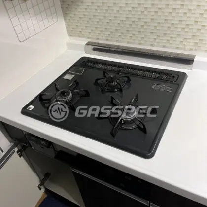 施工前のビルトインガスコンロ（DG32K1SR）