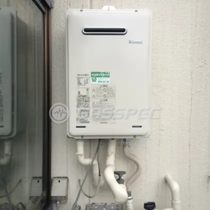 施工後の給湯器（リンナイ RUX-A1616W-E）