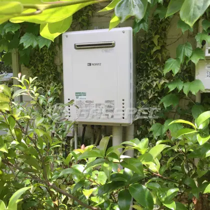 施工後の給湯器（ノーリツ GT-C246SAWX BL）