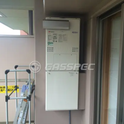 施工後の暖房熱源機（ノーリツ GTH-C2450AW3H-1 BL）