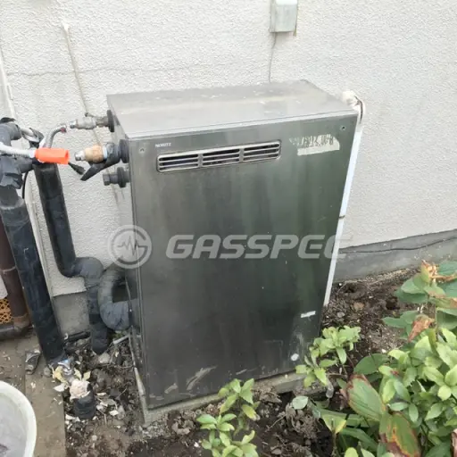 交換前の給湯器（ノーリツ OTX-3101YSV）
