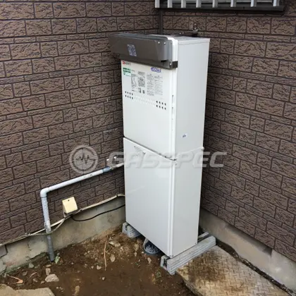 施工後の暖房熱源機（ノーリツ GTH-C2449AWD-2 BL）