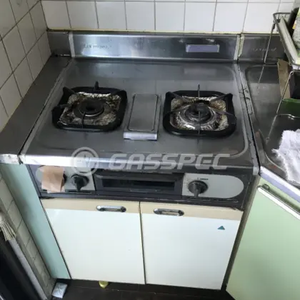 施工前のビルトインガスコンロ（G-213）