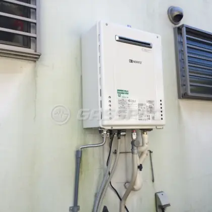 施工後の給湯器（ノーリツ GT-C246SAWX BL）