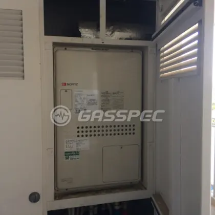 施工後の暖房熱源機（ノーリツ GTH-2444AWX3H-H-1 BL）