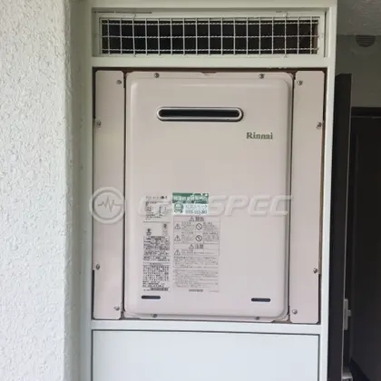 施工後の給湯器（リンナイ RUX-A1616W-E）