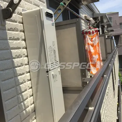 施工後の給湯器（リンナイ RUX-VS1616W-E）