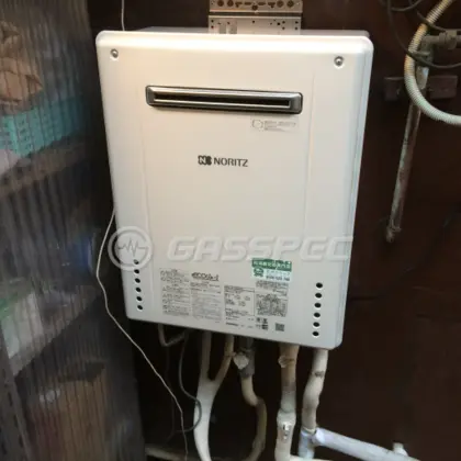 施工後の給湯器（ノーリツ GT-C246SAWX BL）