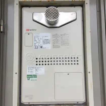 施工後の給湯器（ノーリツ GTH-2444AWX3H-T-1 BL）