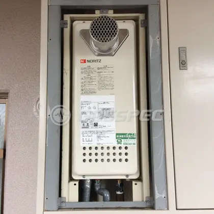 施工後の給湯器（ノーリツ GT-1653SAWX-T-2 BL）