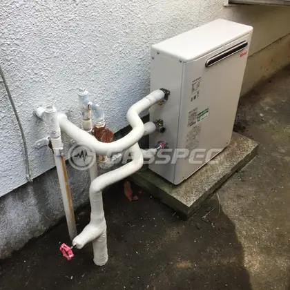 施工後の給湯器（リンナイ RUX-A2403G）