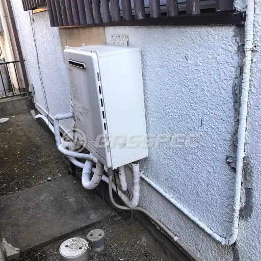 交換前の給湯器（ノーリツ GT-2050SAWX）