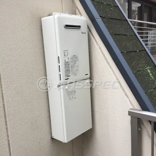 交換後の給湯器（リンナイ RUX-A1616W-E）