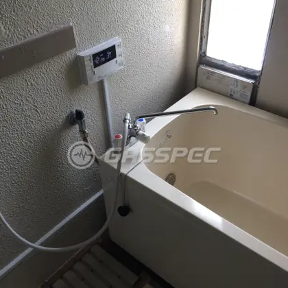 施工後の給湯器（リンナイ RUF-HE80SA）