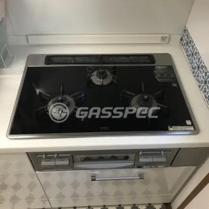 施工前のビルトインガスコンロ（RB71AS1R）