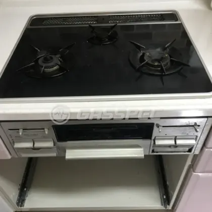 施工前のビルトインガスコンロ（BGA61N3PSC）