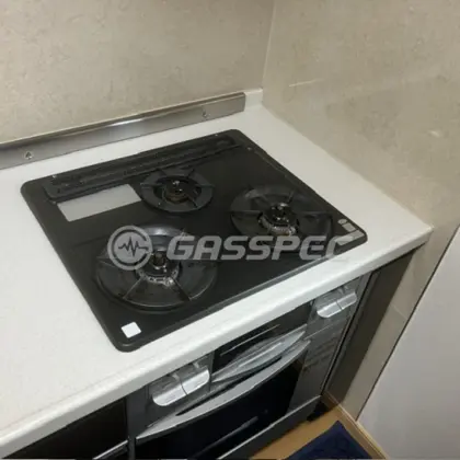 施工前のビルトインガスコンロ（GMO-S3700E）