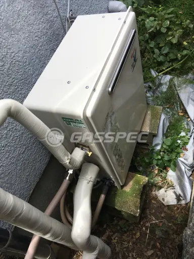 施工後の給湯器（リンナイ RUF-A2400AG(A)）