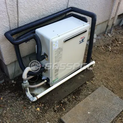 施工後の給湯器（リンナイ RUF-A2400SAG(A)）