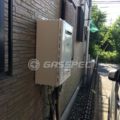 施工後の給湯器（ノーリツ SRT-2060SAWX BL）