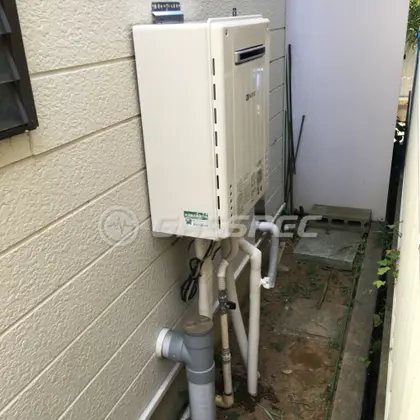 施工後の給湯器（ノーリツ SRT-2060SAWX BL）