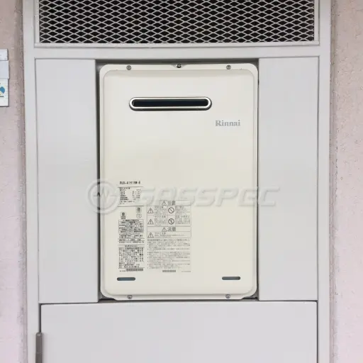 交換後の給湯器（リンナイ RUX-A1615W-E）