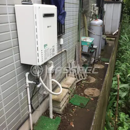 施工後の給湯器（ノーリツ SRT-2060SAWX BL）