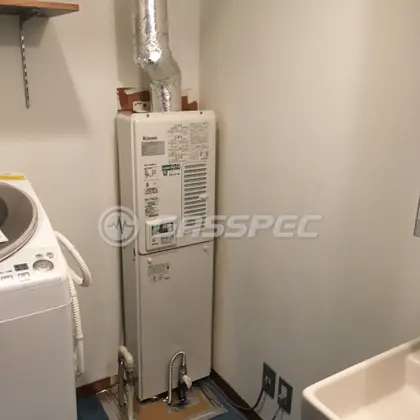 施工後の給湯器（リンナイ RUX-V1615SWFA-E）