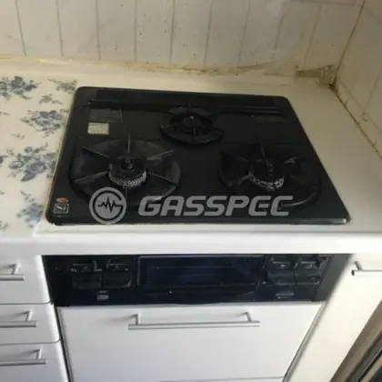 施工前のビルトインガスコンロ（C3GE6RSQ1L）