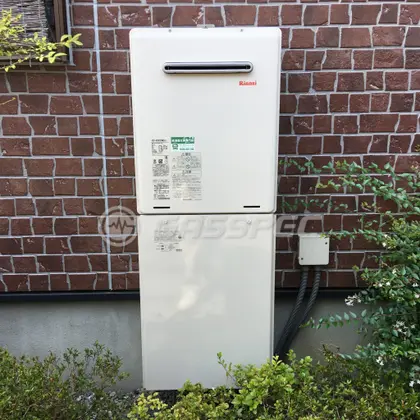 施工後の給湯器（リンナイ RUF-A2405SAW(A)）