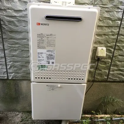 施工後の給湯器（ノーリツ GT-2460SAWX BL）