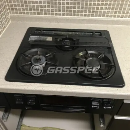 施工前のビルトインガスコンロ（HSG631AORHK）