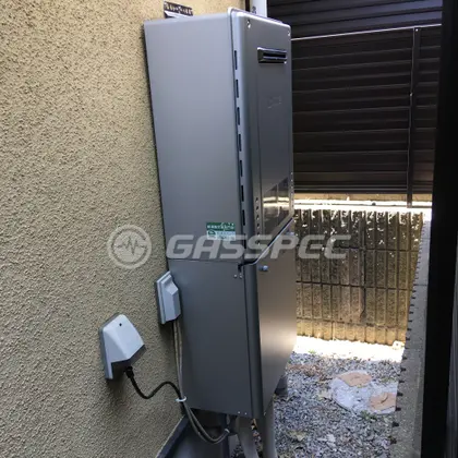 施工後の給湯器（ノーリツ GT-C2462SAWX BL）
