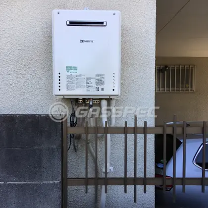 施工後の給湯器（ノーリツ GT-2060AWX BL）