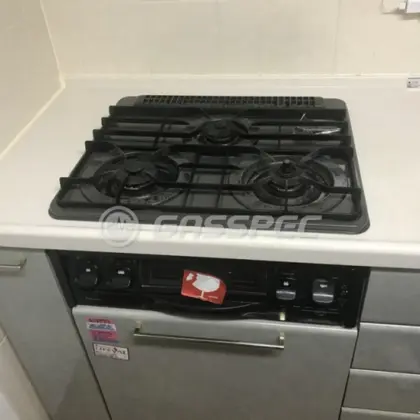 施工前のビルトインガスコンロ（PKD-36CGR）