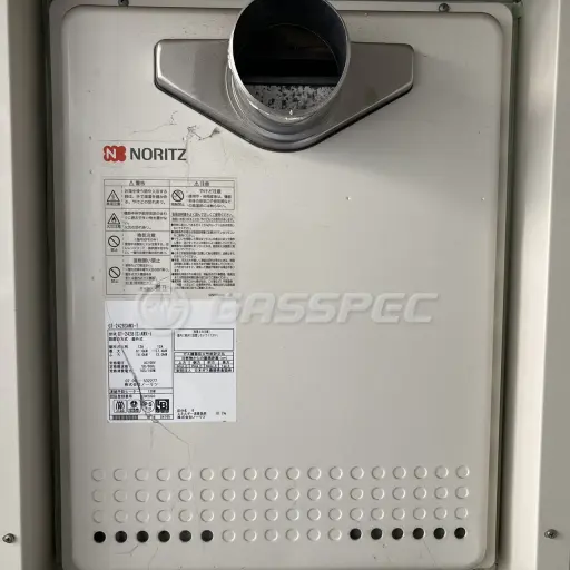 交換前の給湯器（ノーリツ GT-2428SAWX-T）